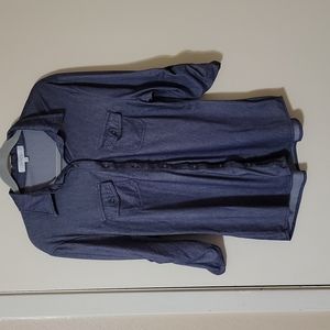 Eden and Olivia soft denim like blouse